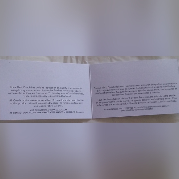 COACH FILE BAG IN SIGNATURE CANVAS HANDBANG - Picture 5 of 7